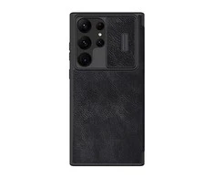Dėklas Nillkin Qin Pro Leather Samsung S918 S23 Ultra 5G juodas