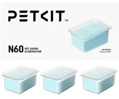 PetKit kvapų naikintojas N60, skirtas Petkit PUROBOT ULTRA kraiko dėžutei (3 vnt.)