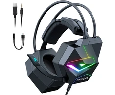 ONIKUMA X20 gaming headphones (juodas)
