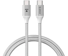 Orico įkrovimo laidas 100W USB-C į C - baltas