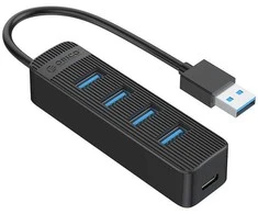 Orico Hub USB-A iki 4xUSB-A 3.0 – juoda