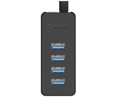 Orico USB 3.0 šakotuvas W5P-U3-030-BK-EP-IP