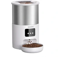 Pet food dispenser Rojeco Smart Pet Feeder 4.5l Stainless Steel