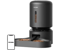 Petlibro Granary maisto dozatorius su dvigubu dubeniu, Wifi, 5 l (juodas)
