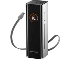 Nešiojamoji baterija „EcoFlow RAPID Pro“ 300 W, 140 W – kabelis