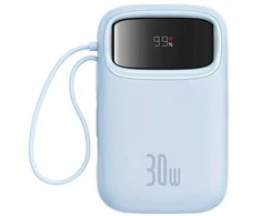 Powerbank Baseus QPow 2 10000mAh 30W 2xUSB-C (mėlyna)