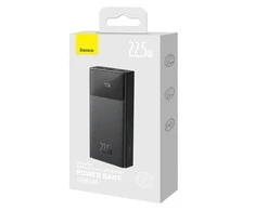 LiPo išorinis akumuliatorius (Powerbank) 20000mAh 22.5W su PD3.0 QC3.0 2xUSB + USB C Star-lord juodas BASEUS