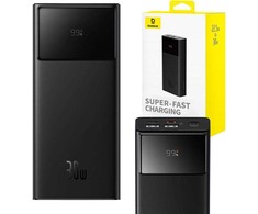 Powerbank Baseus Star-Lord 20000mAh, 30W (juoda)