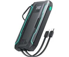 Powerbank Joyroom JR-L017 10 000 mAh, 22.5 W, su Lightning + USB-C laidu (juodas)