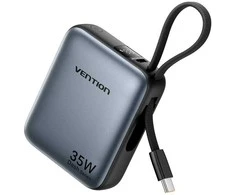 Powerbank Vention FHEH0 10000mAh 30W (Pilka)