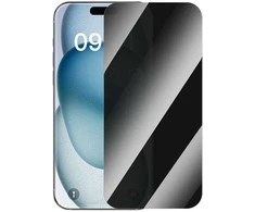 Privacy Tempered Glass Baseus Superior skirtas iPhone 15 + 2x valymo rinkiniui ir EasyStick - skaidrus