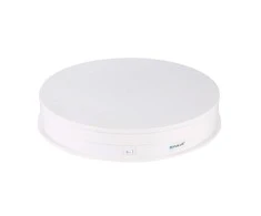 Puluz 30 cm USB elektrinis besisukantis patefonas baltas
