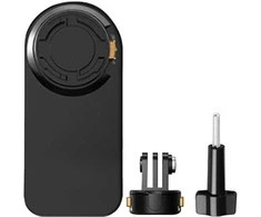 PULUZ kuprinės laikiklis sporto kameroms (įskaitant Osmo Action 5 Pro, Insta360 Ace Pro 2) (juodas)