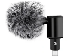 Puluz PU425 1.5 m USB-C prisegamas mikrofonas