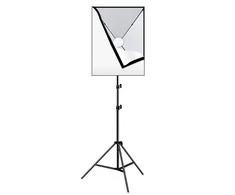 Puluz apšvietimo stovas foto studijai 50x70cm trikojis LED lemputė 1vnt