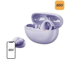 Ausinės QCY Crossky Clip C30 (violetinė)