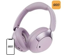 QCY H3 pro ANC belaidės ausinės (violetinė)