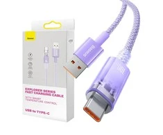 Greitas įkrovimas USB-C Baseus Flash, QC 3.0, Huawei SCP, Samsung AFC, 5A, 1m (žalia)