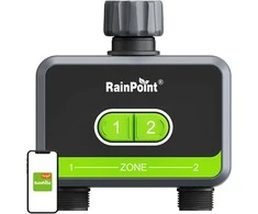 „RainPoint“ 2 zonų laistymo valdiklis su programėle