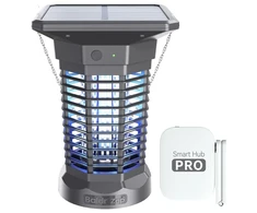 Vabzdžių naikinimo lempa - RainPoint BALDRTHERM BZ501FRF saulės energija veikianti vabzdžių naikinimo lempa, 3 000 V, 8 000 mAh, 12 val., USB-C, IPX4