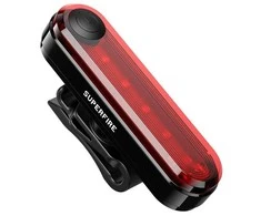 Galinis dviračio žibintas Superfire BTL01 USB 230mAh