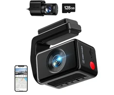 REDTIGER F4 Pro WiFi 4K + 1080p 128GB Dash Cam