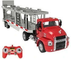 Nuotoliniu būdu valdomas sunkvežimis 1:26 Double Eagle (raudonas) (automobilių vežėjas) E583-003