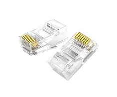 Ugreen Kištukas RJ45 (8P8C) CAT6 UTP daugiavieliam ir monolitiniam kabeliui (100 vnt)