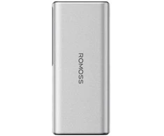 Romoss PPU20 20000mAh 130W Powerbank (sidabrinis)