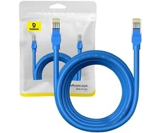Apvalus kabelis Baseus Ethernet RJ45, Cat.6, 5m (mėlynas)