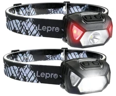 Lepro Head Torch Rechargeable (2 Pack) - wodoszczelne lampki czołowe LED USB-C IPX6 (2 pack)