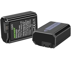 Set of 2 Sony replacement batteries and a NEEWER NP-FW50 charger