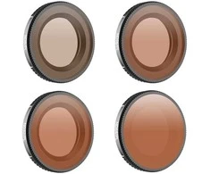 4 „Sunnylife ND8/PL + ND16/PL + ND32/PL + ND64/PL“ filtrų rinkinys, skirtas „Osmo Nano“