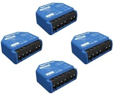 Shelly 1 Gen3 rinkinys iš 4 WiFi/Bluetooth valdiklių