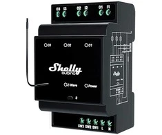 „Shelly Qubino Wave Pro 3 Z-Wave“ 3 kanalų DIN bėgelio relė