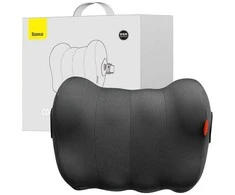 Šilkinė automobilio galvos atrama pagalvė Baseus ComfortRide serija (juoda)