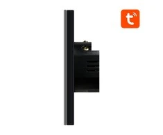 Smart Light Switch ZigBee Avatto ZTS02-EU-B2 2 Way TUYA juodos spalvos