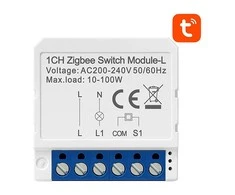 Išmanusis jungiklio modulis ZigBee Avatto LZWSM16-W1 Nėra neutralaus TUYA