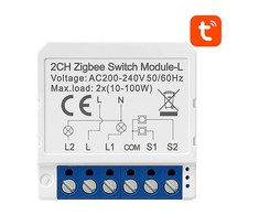 Išmanusis jungiklio modulis ZigBee Avatto LZWSM16-W2 Nėra neutralaus TUYA