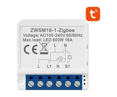 Išmaniojo jungiklio modulis ZigBee Avatto ZWSM16-W1 TUYA