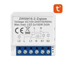 Išmanusis jungiklio modulis ZigBee Avatto ZWSM16-W2 TUYA