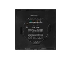 Sonoff T3EU1C-TX 1 kanalo sieninis jungiklis 230VAC juodas