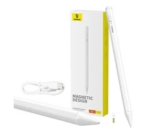 Smooth Writing 2 Baseus Stylus Lite su LED indikatoriumi Balta