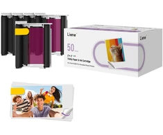Spausdintuvas Liene 2x3" Photo Paper, 50 sheets + 5 ink cartridges