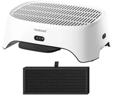 Step for a litter box with the Neakasa AirStep odor absorber