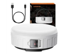 „Superfire T25“ stovyklavimo žibintas, 400 lm, USB, 3 režimai