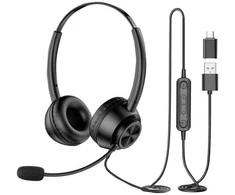 su laidu ausinės su mikrofonu New Bee H368