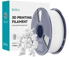Sunlu PLA+ 2.0 Filament (Baltas)
