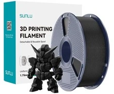 Sunlu PLA+ 2.0 Filament (Juodas)