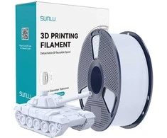 Sunlu PLA+ High-Speed Baltas Filament